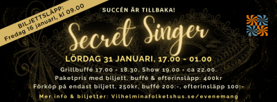 Secret Singer 31 Januari