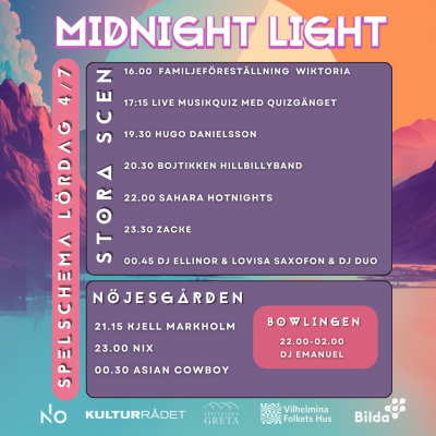 Spelschema 4 Juli